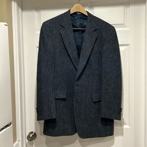 Joseph Banks Harris Tweed blazer blue tweed 41 Long